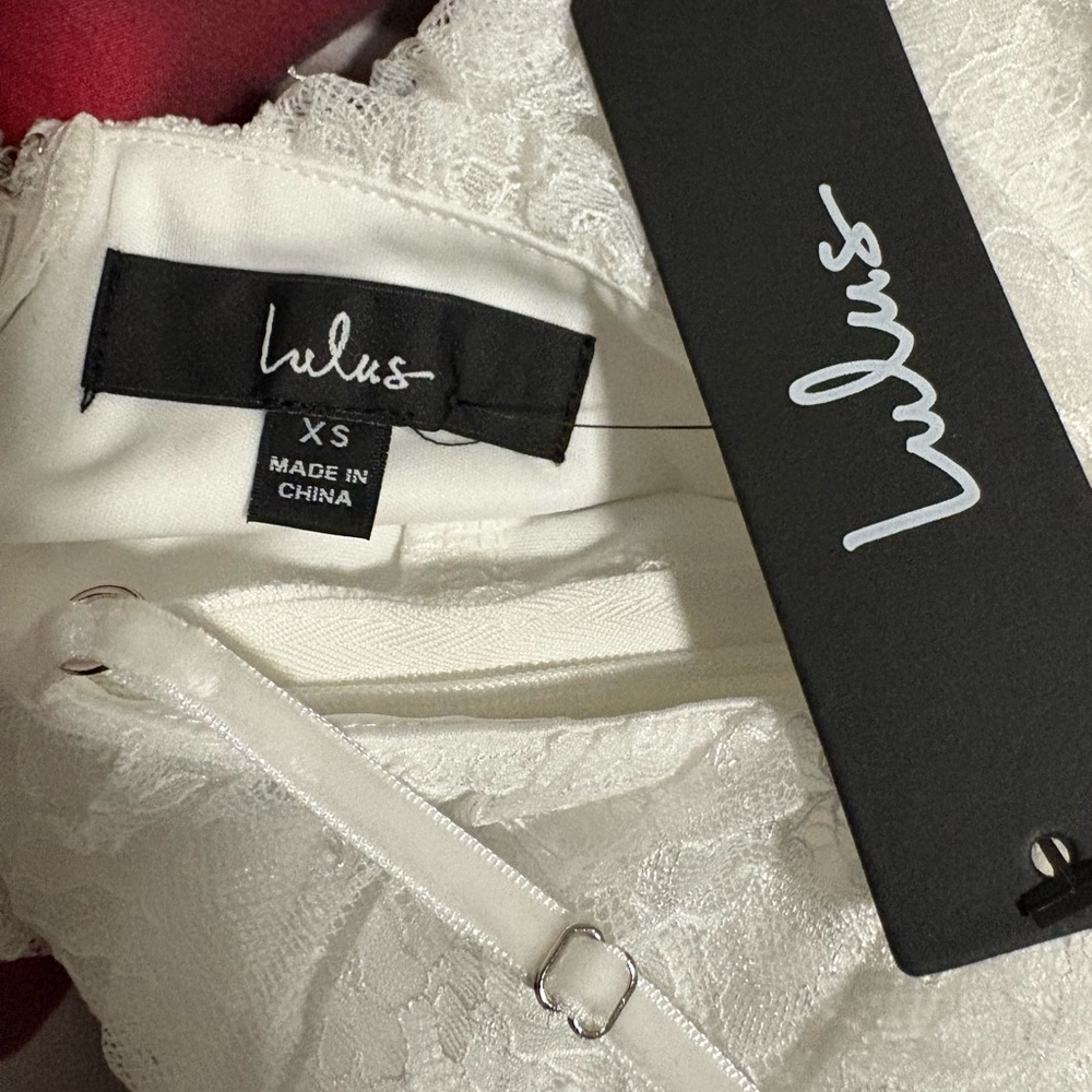 Lulu's White Lace Midi Dress - Picture 6 of 6